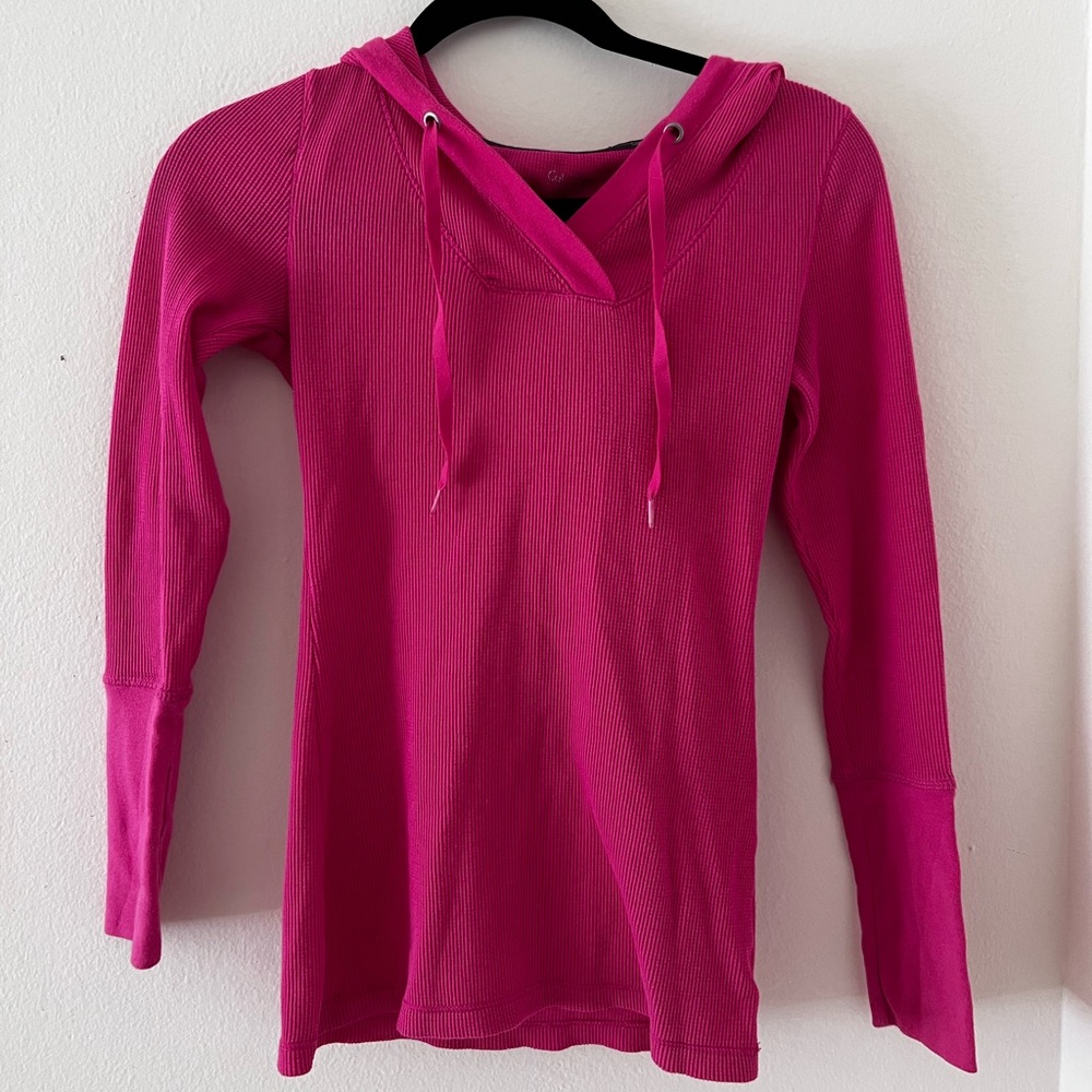 Calvin Klein Performance Quick Dry Pink Fitted Hoodie Sweatshirt